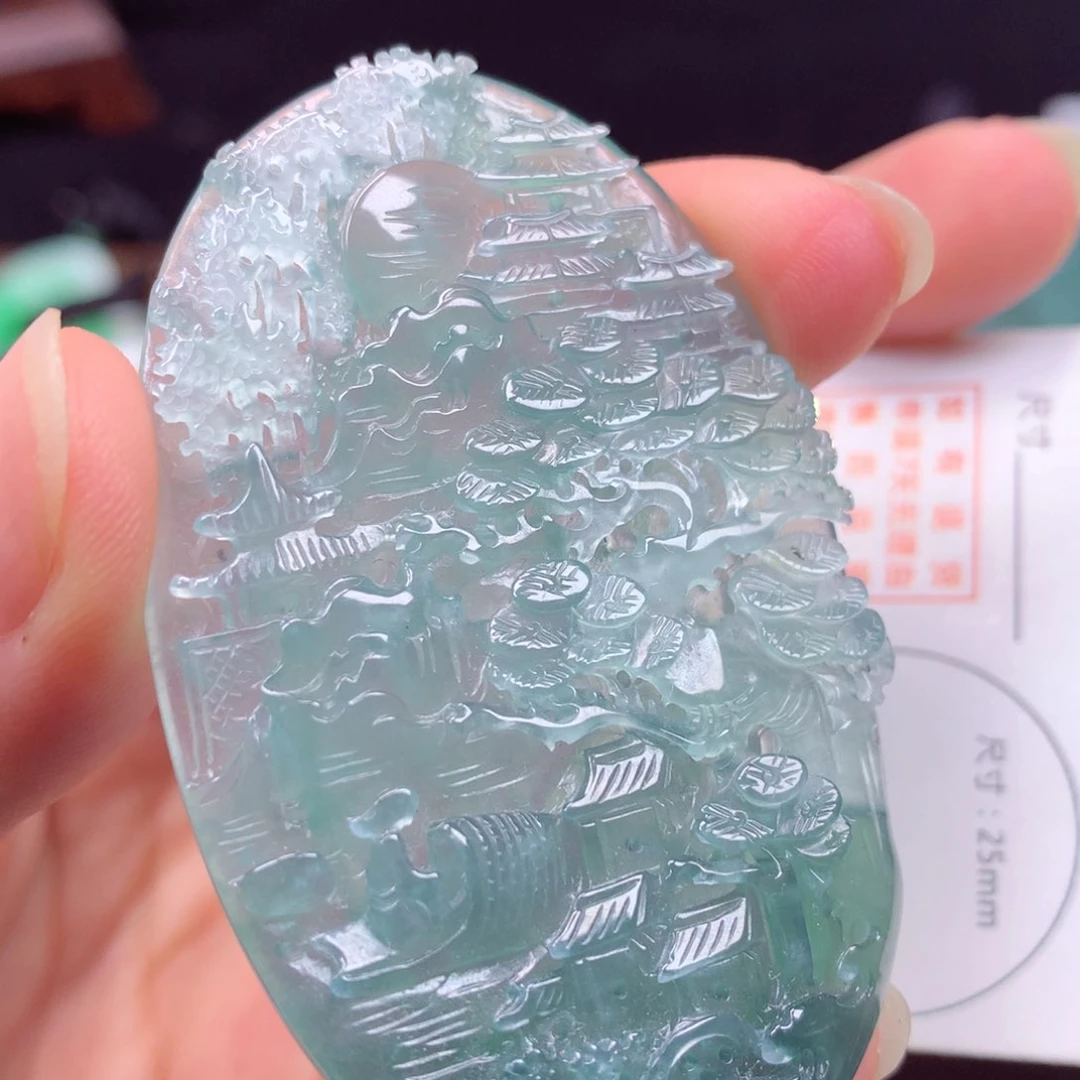 颈饰未镶嵌翡翠翡翠