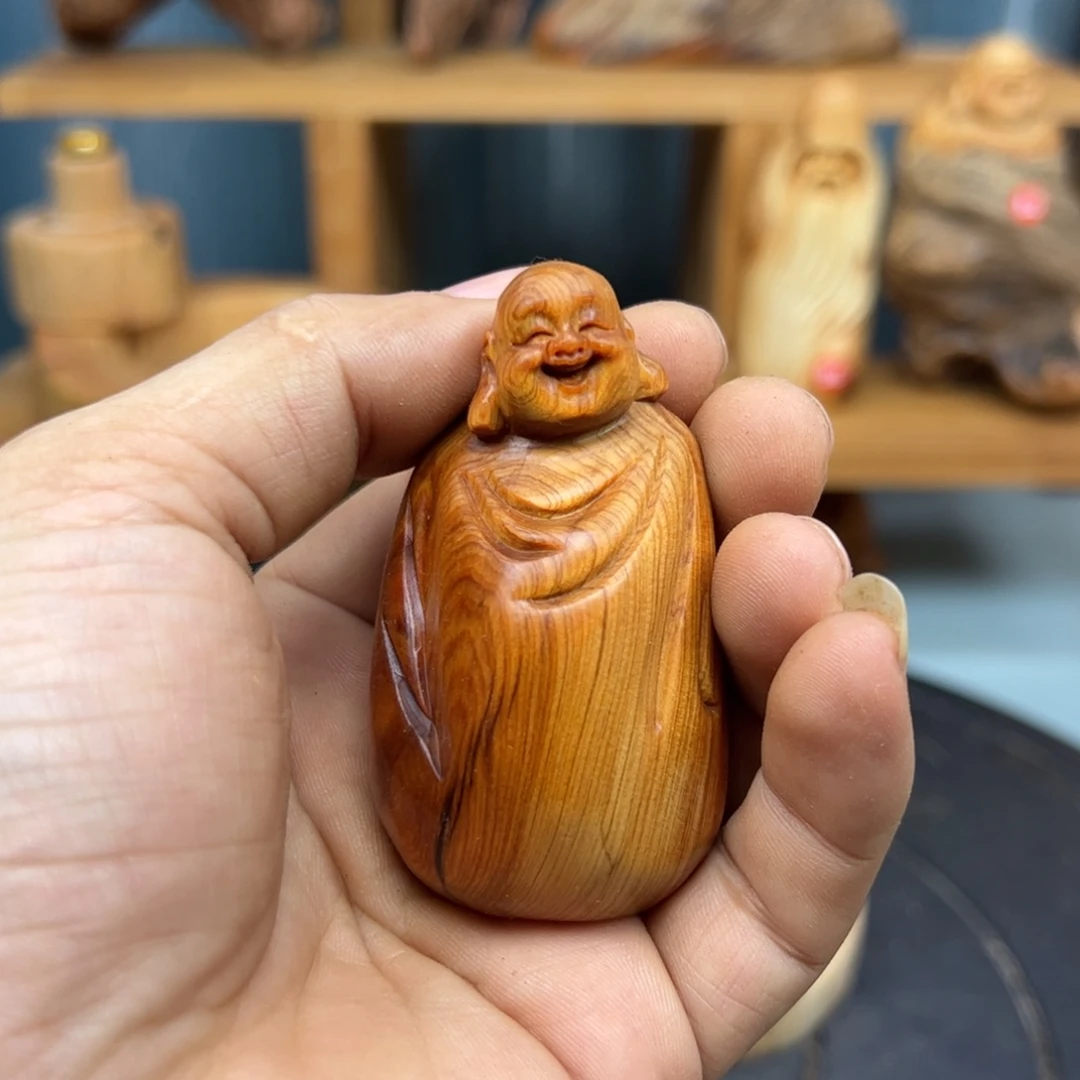 老***果木崖柏木摆件手把件