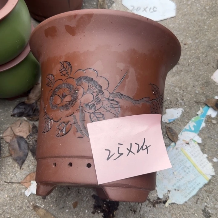 紫砂花盆特价清仓