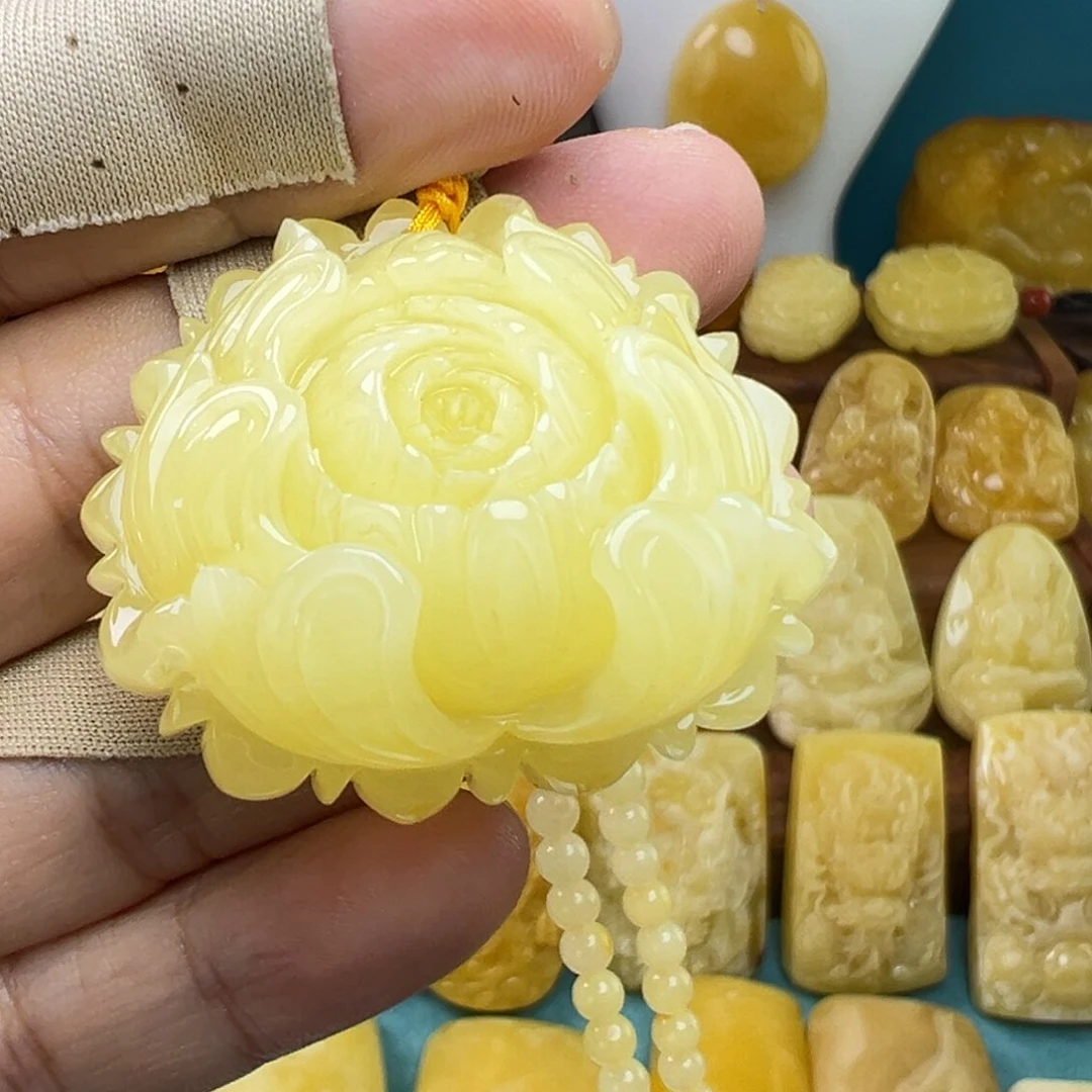蜜蜡吊坠(不含链)未镶嵌