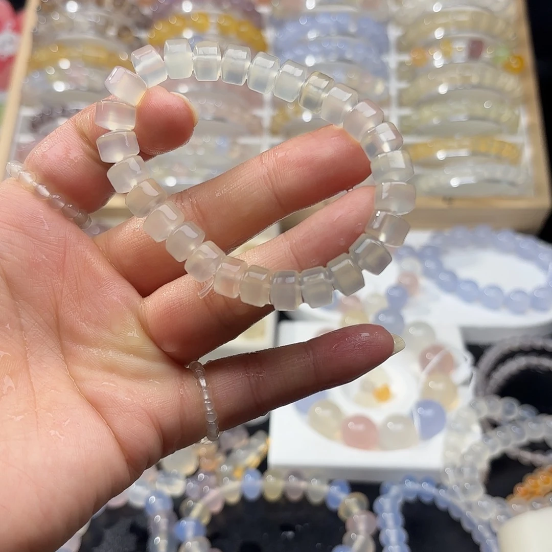 玛瑙/玉髓未镶嵌手链