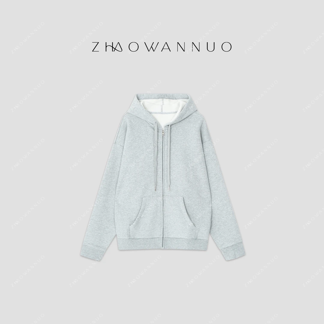ZHAO WANNUO 丨 25新款连帽卫衣外套NC1050