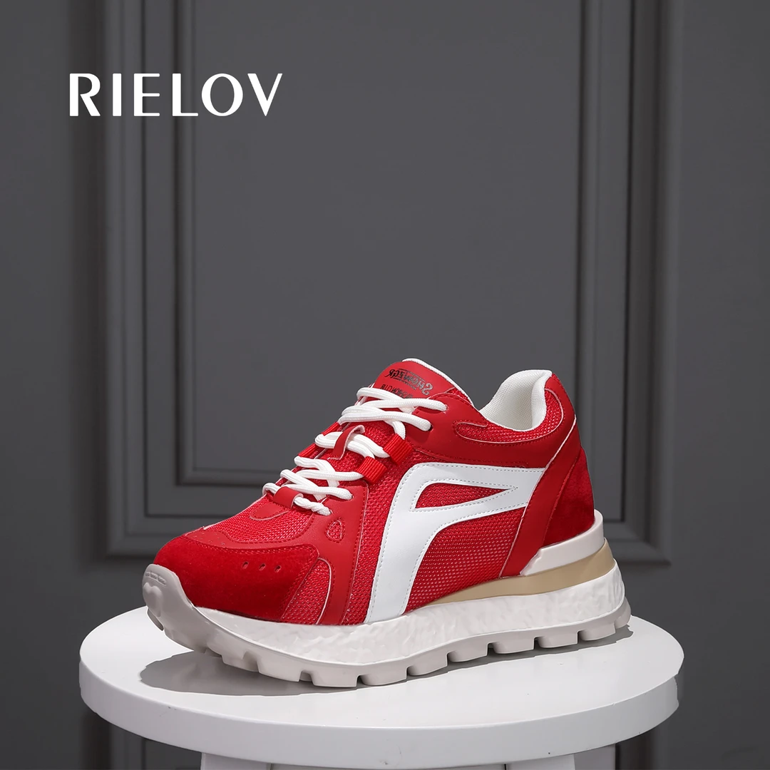 【RIELOV-漫步者】增高4.5+3.5cm时尚潮流百搭女士休闲鞋1086【晨晨】