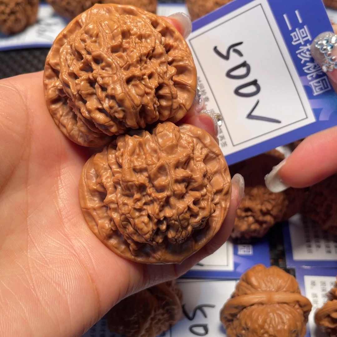 文玩核桃把件500号4.7官帽