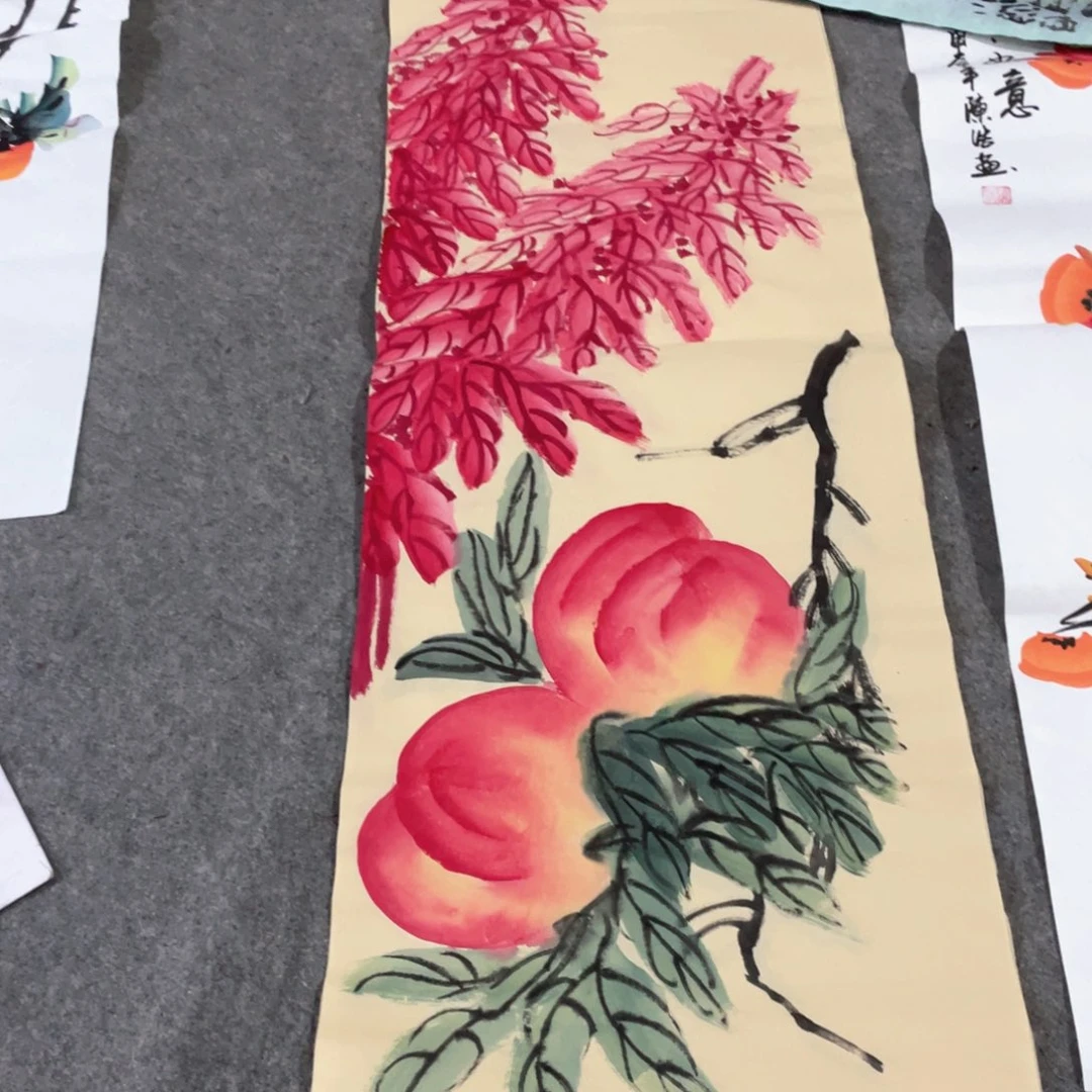 国画国画作品画心一张