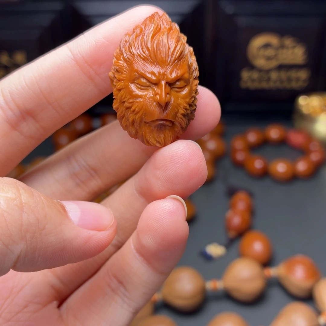 研***造橄榄核手串/手链青龙大圣