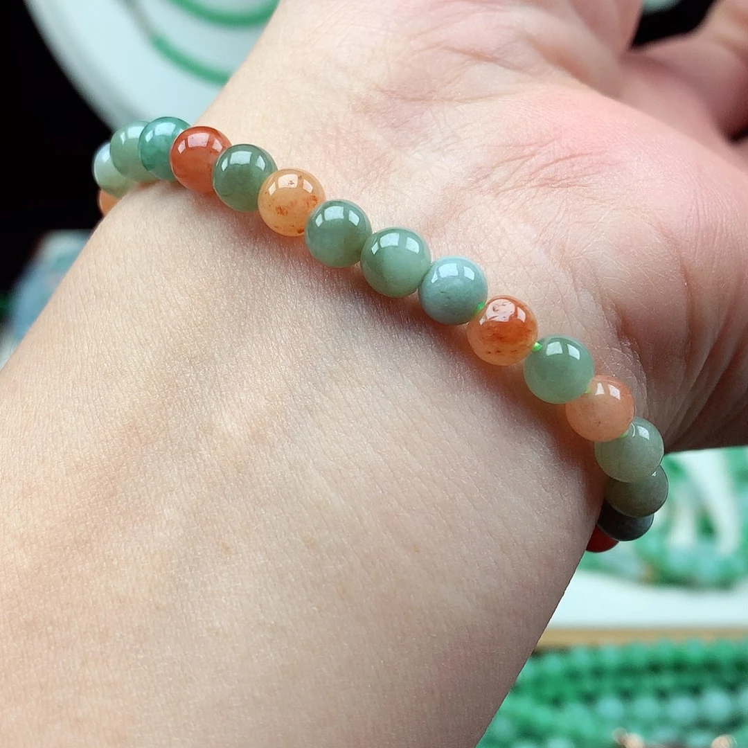 未镶嵌手链翡翠翡翠