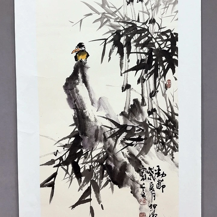国画亲笔手绘放心去藏