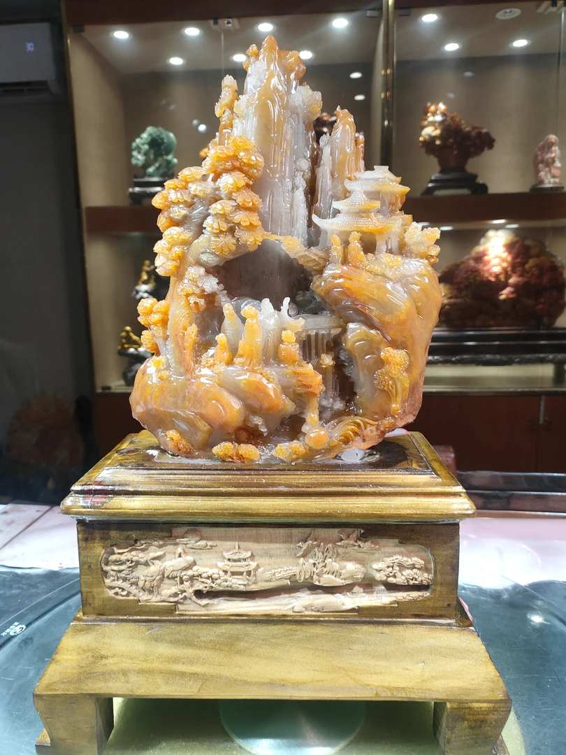 奇石摆件批发链接1号