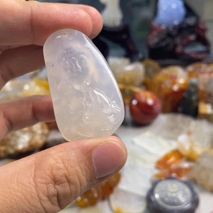 玛瑙/玉髓吊坠(不含链)未镶嵌