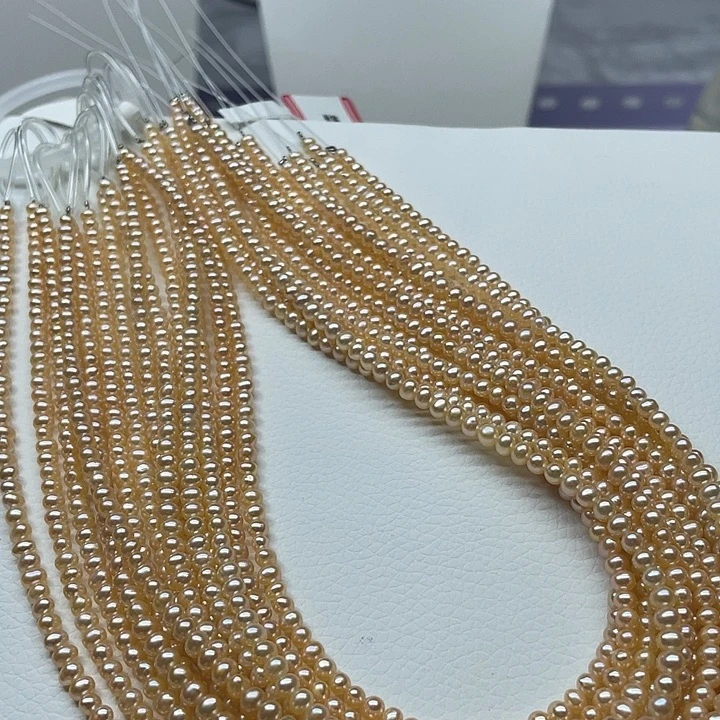 合金淡水珍珠2-3精致百搭
