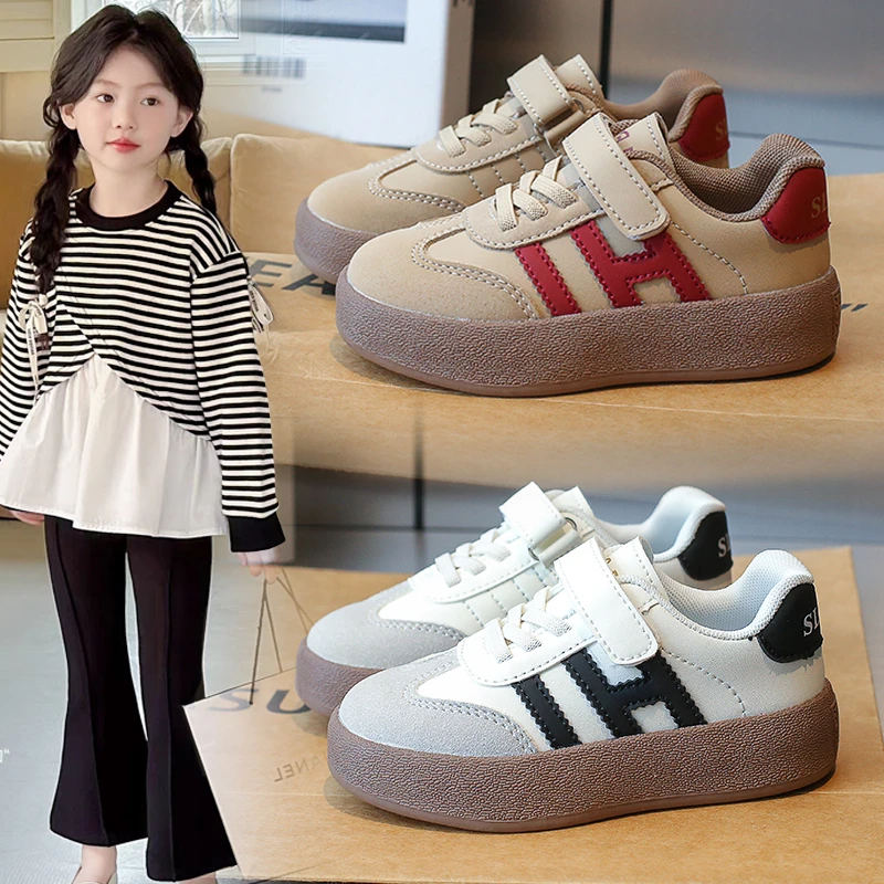 ABC儿童运动鞋2025春秋新款女童鞋板鞋防滑软底单鞋男童德训鞋潮