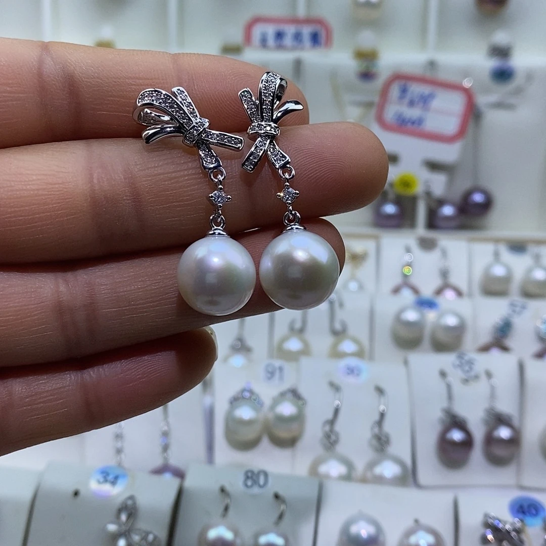 吊坠(赠链)淡水珍珠银S925镶嵌