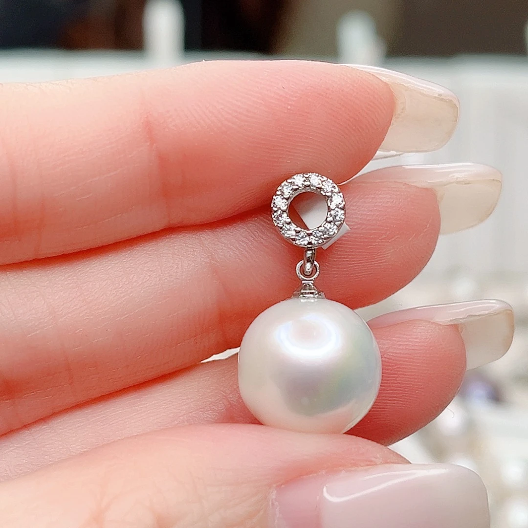 合金淡水珍珠吊坠(赠链)