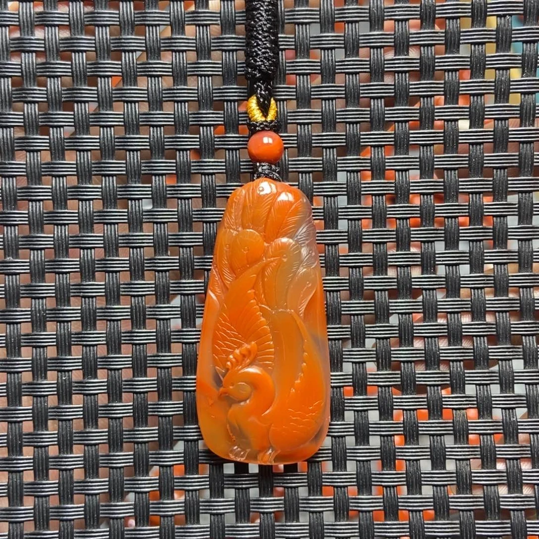 南红玛瑙未镶嵌吊坠(不含链)