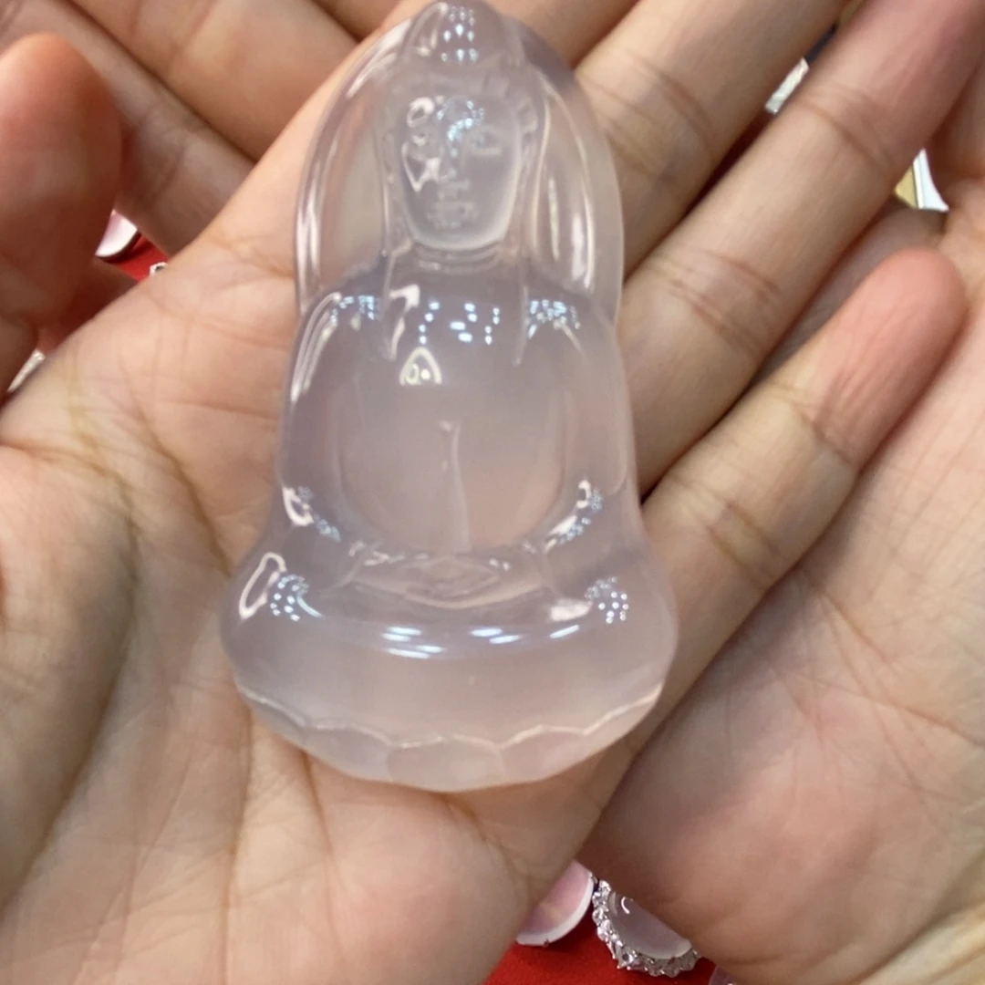 M***η石英质玉未镶嵌吊坠