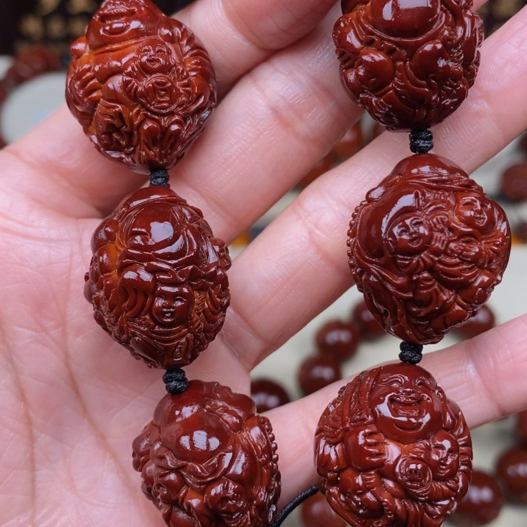 橄榄核吊坠东*弥勒，