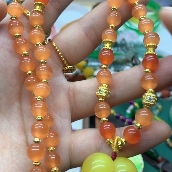 查罗石合金颈饰吊坠