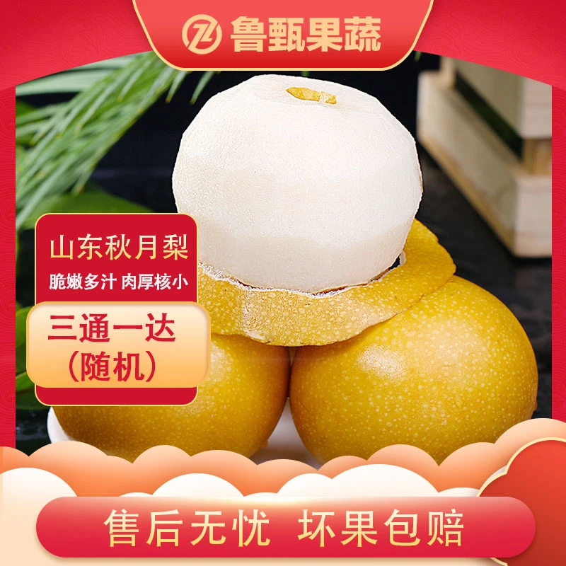 【鲁甄】山东莱西秋月梨4.5斤起 单果260g+ 约4-9个