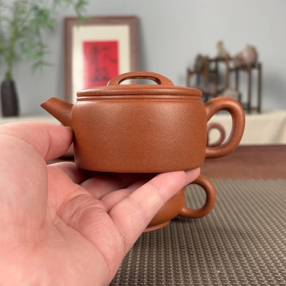 紫砂茶壶黄龙山原矿紫砂壶200