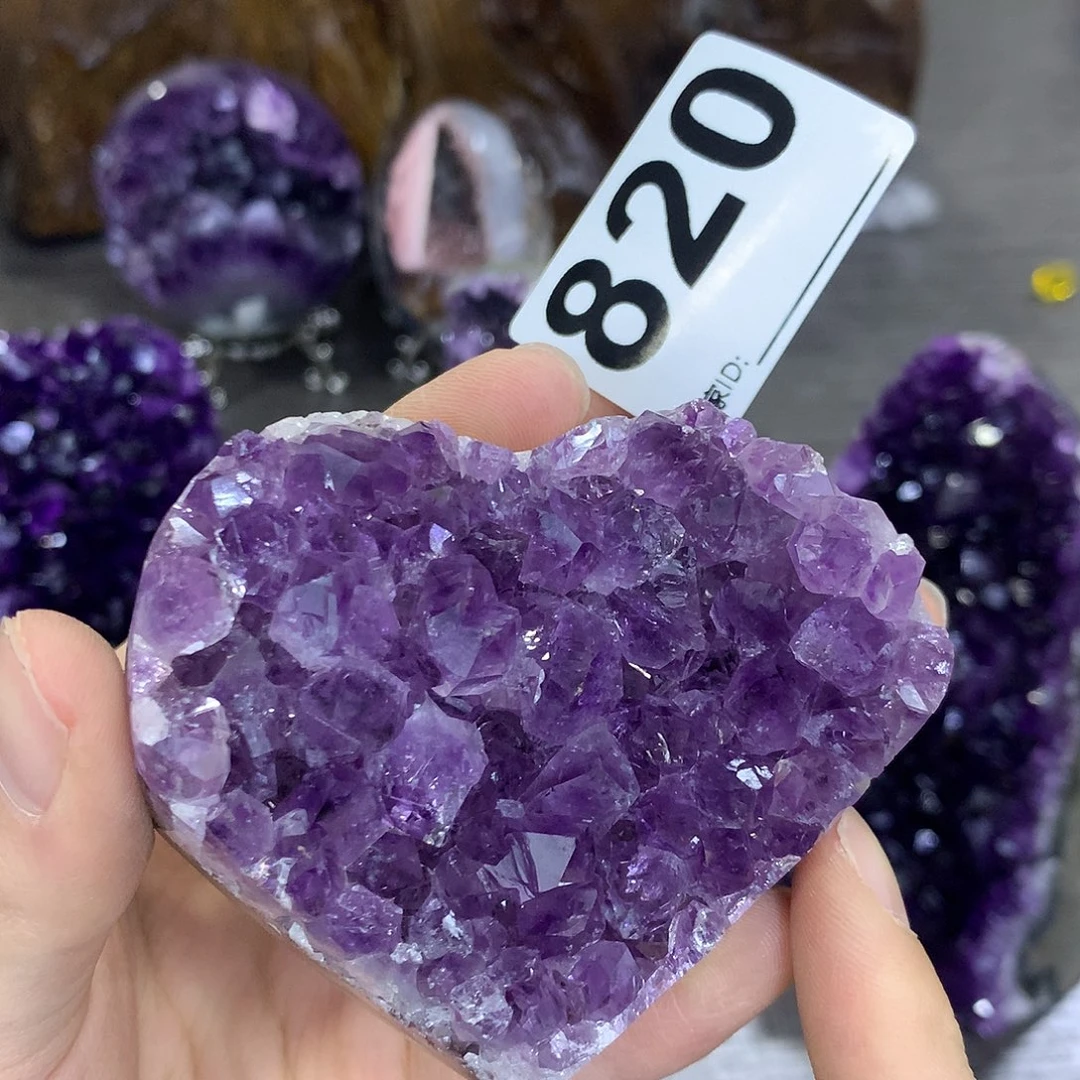 紫晶珠宝半成品未镶嵌820