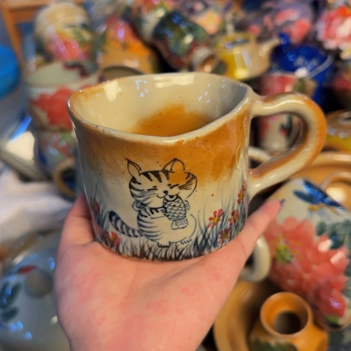 瓷片景德镇陶瓷手工手绘