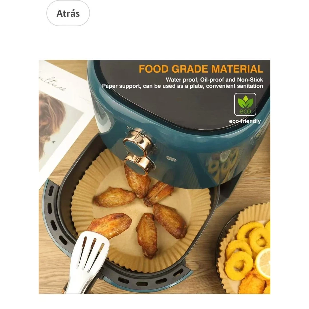 K251478  4盒  50只装空气炸锅专用纸 食品级吸油纸