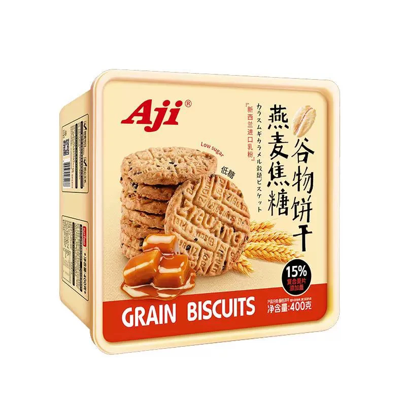 燕麦焦糖谷物饼干