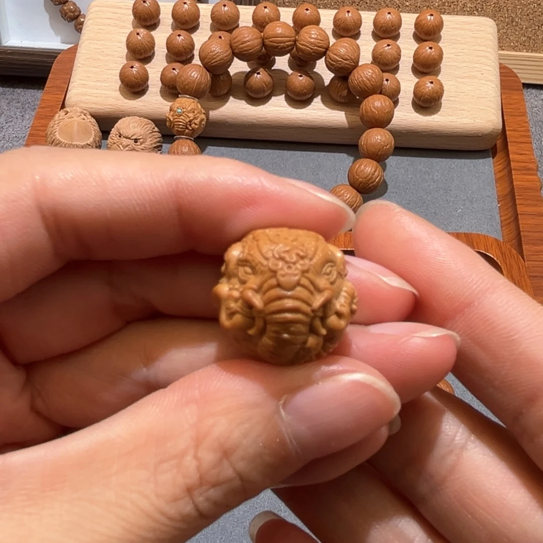 猴头核桃手串六牙象