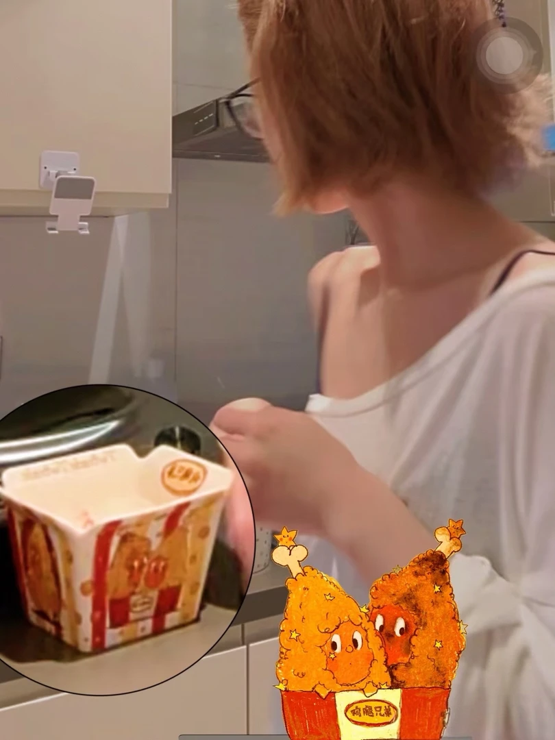 【赵露思同款】海盈·星星人正品·四方碗 陶瓷零食爆米花水果沙拉碗