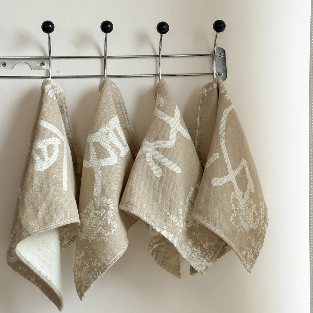 【雅趣】春夏秋冬棉麻小毛巾25X50轻奢双面用纯棉纱布多功能毛巾