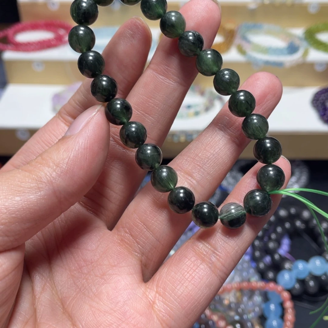 【闪购商品】烟晶手链银S925镶嵌拿****你