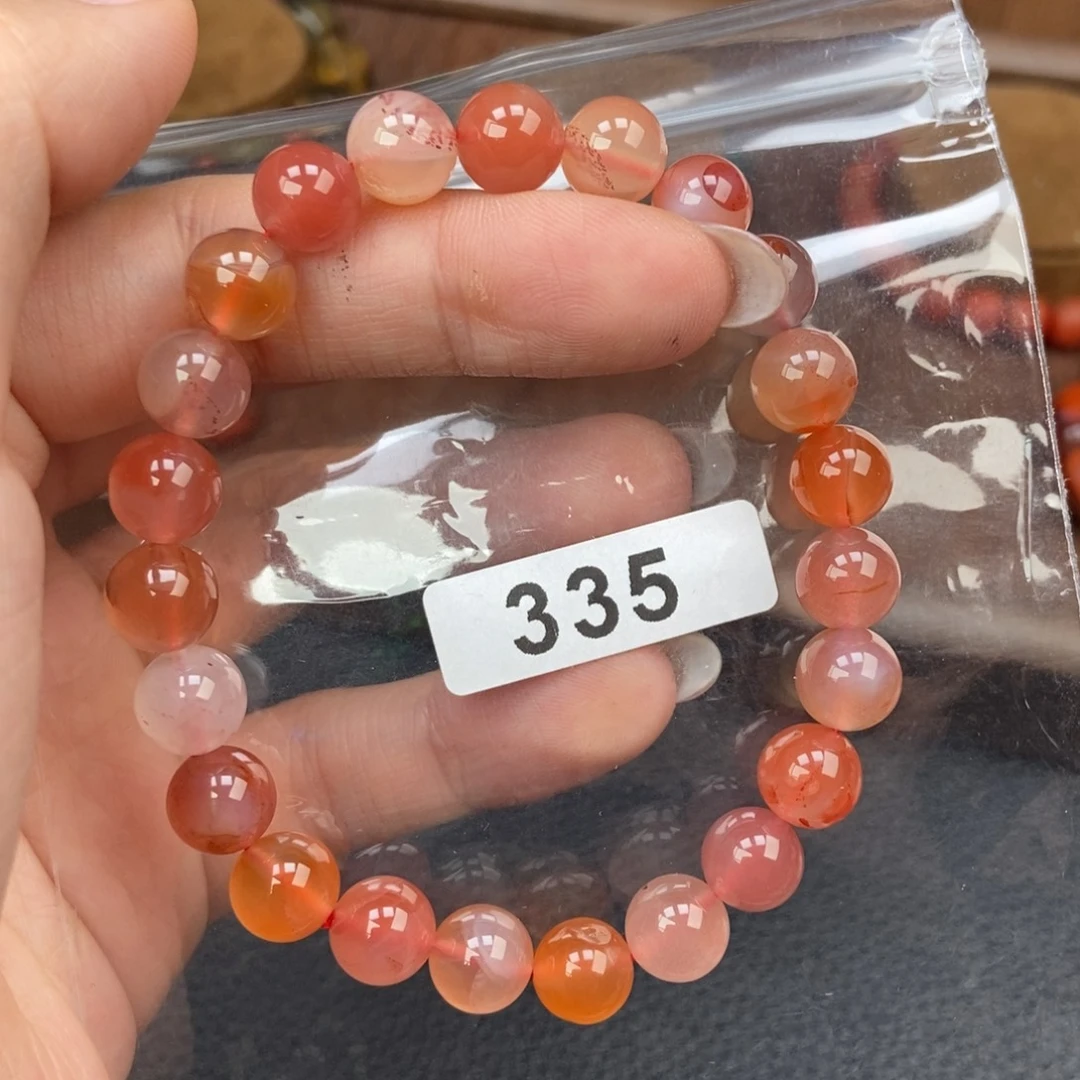 南红玛瑙未镶嵌手链卡8.7