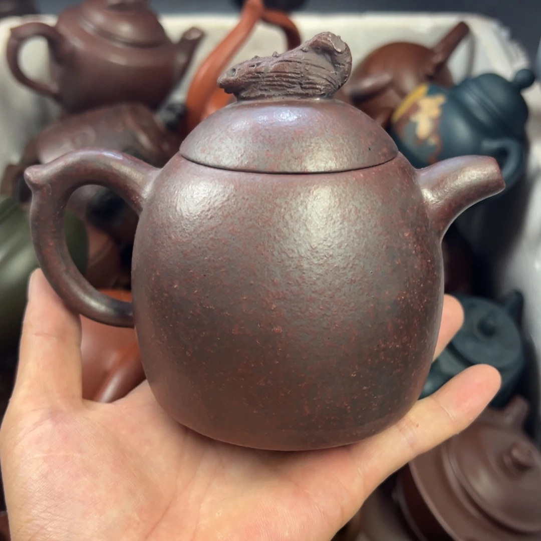 茶壶紫砂宜兴原矿紫砂壶380毫升容量