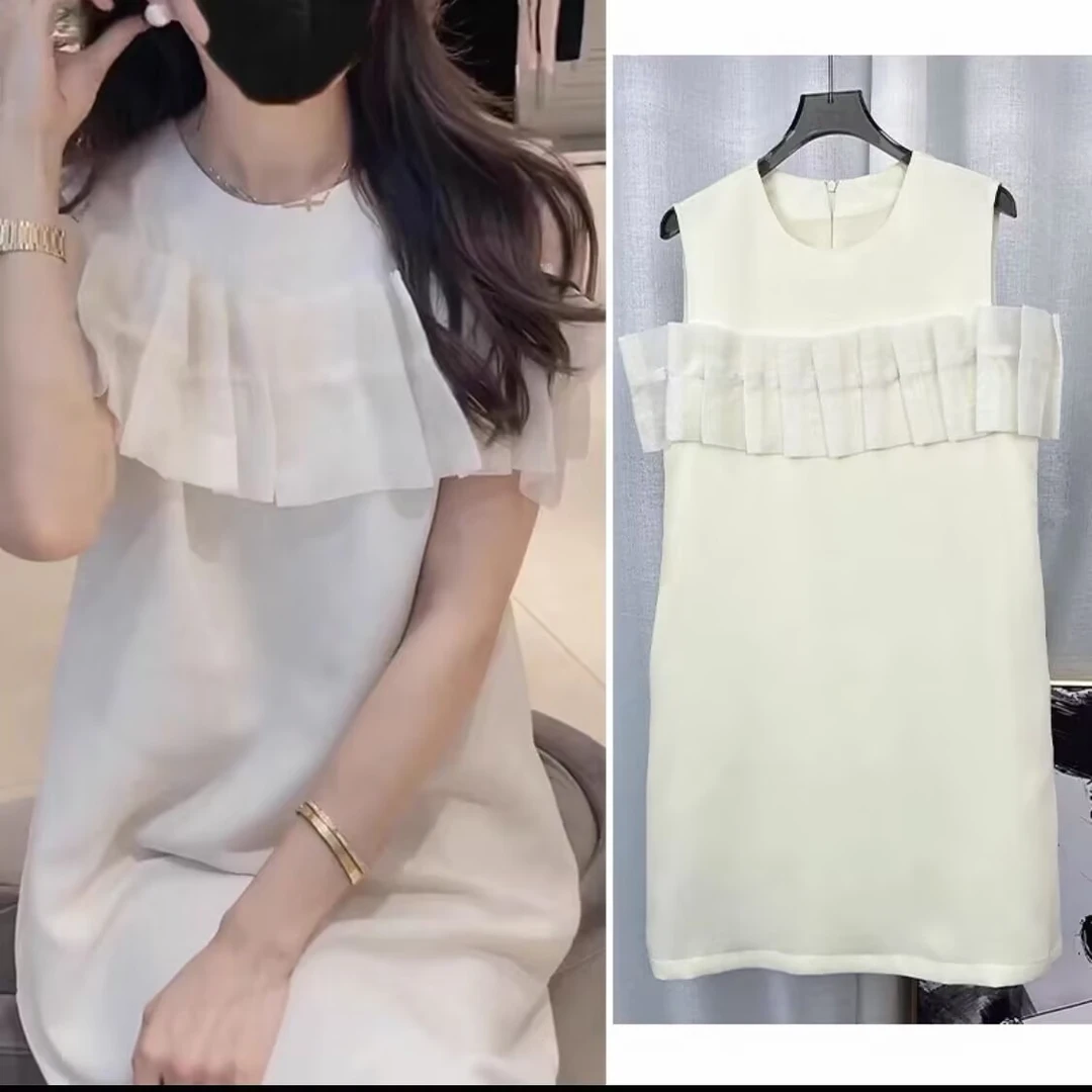 （微瑕）2025气质简约赫本风极简风连衣裙