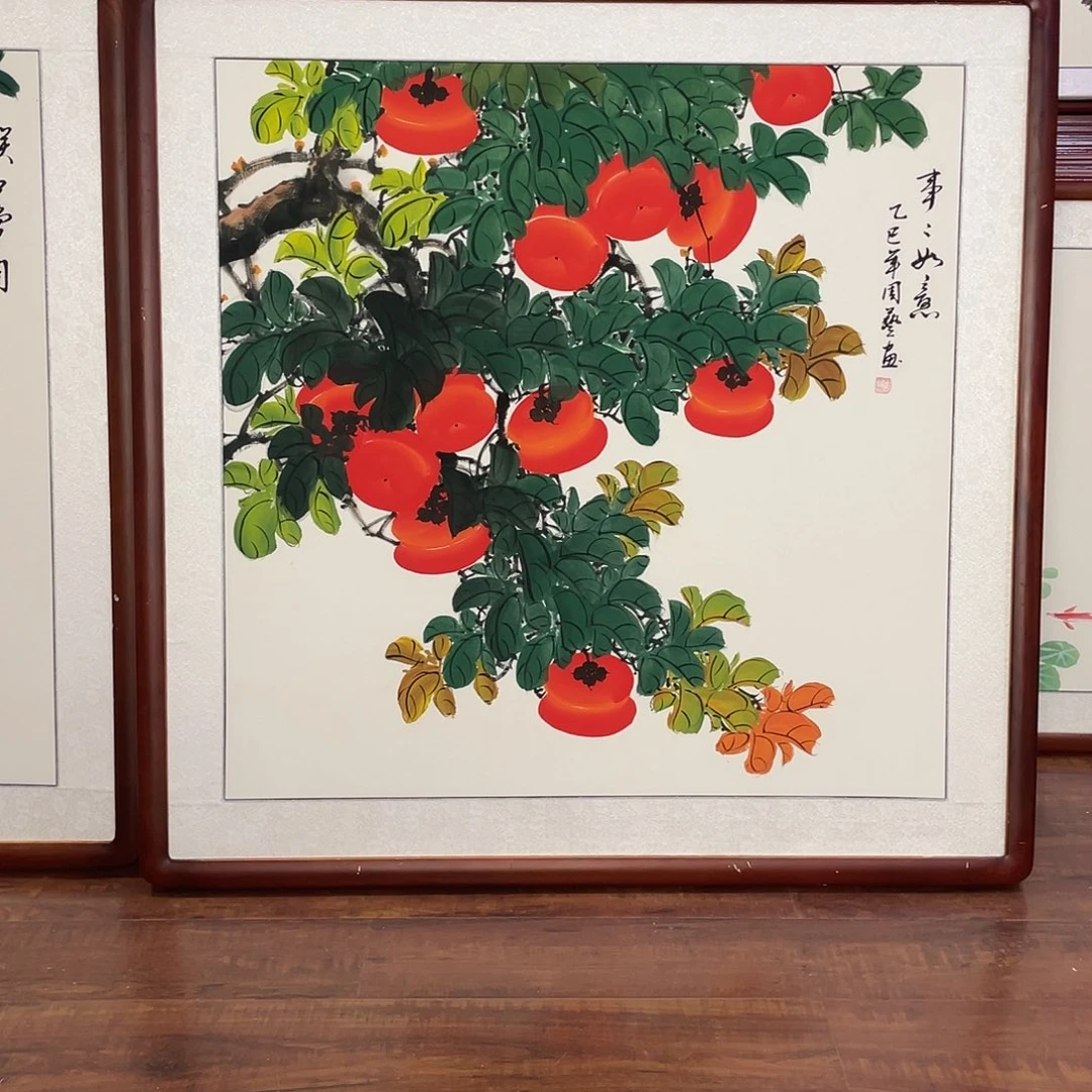 国画带框尺寸83*83厘米