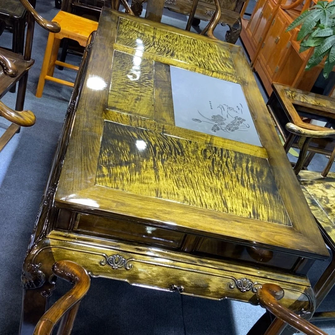 楠木茶桌七件套1.58米