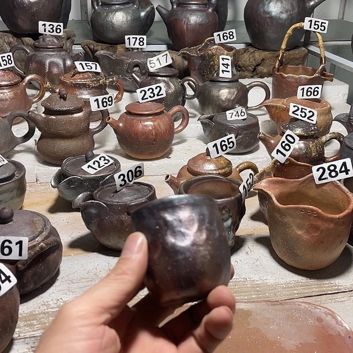 纯手工柴烧茶具精品