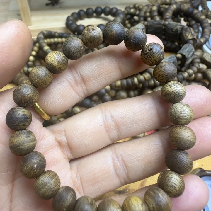 沉香沉香碎屑捡漏09瑕疵珠