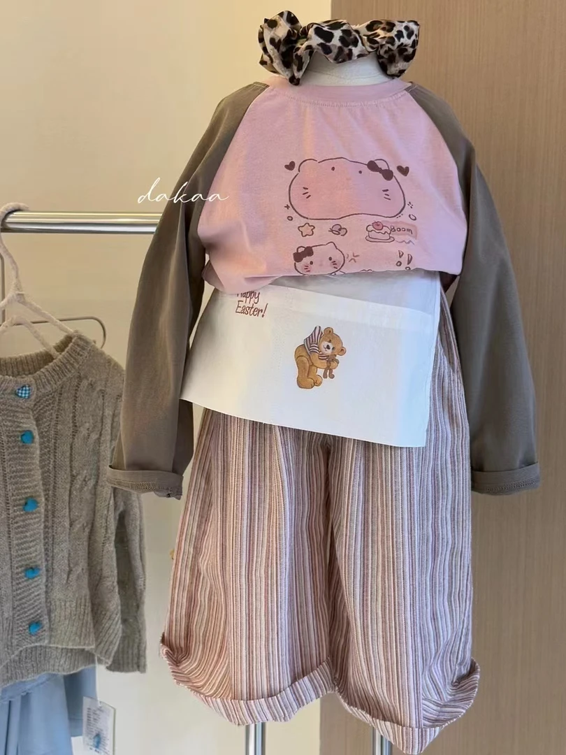 男女童新款韩版洋气时尚百搭套装