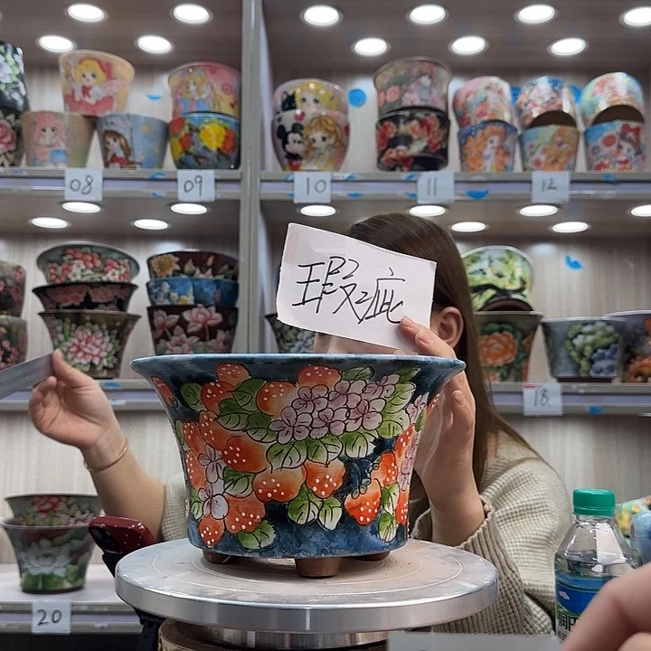 紫砂花盆瑕疵瑕疵109