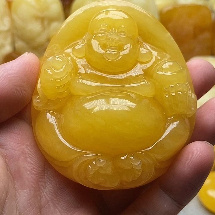 琥珀颈饰未镶嵌琥珀蜜蜡吊坠
