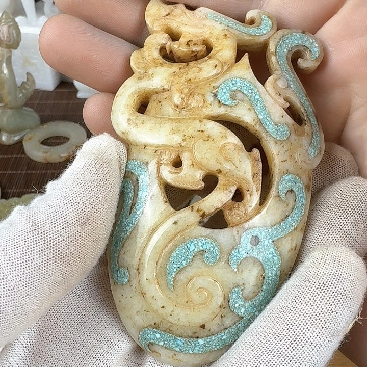 和田玉挂件未镶嵌꧁*꧂