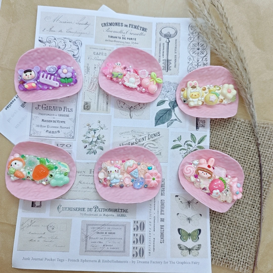 创意潮玩萌粒奶油胶DIY手工摆件