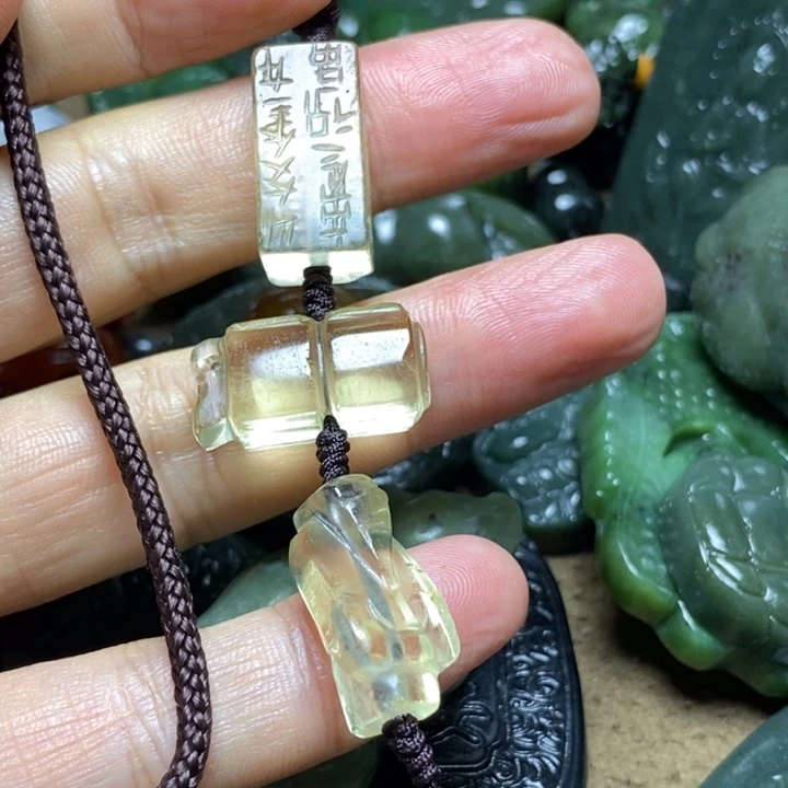 钰***麟吊坠(不含链)水晶未镶嵌