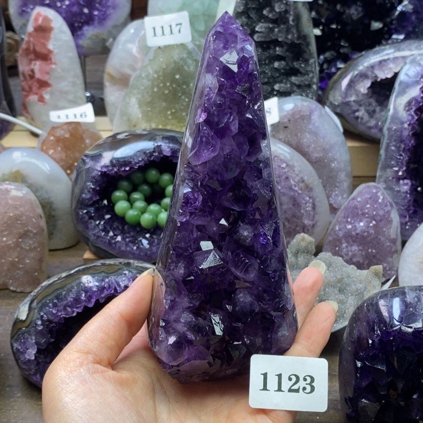 【闪购商品】未镶嵌大型摆件（非配饰）紫晶