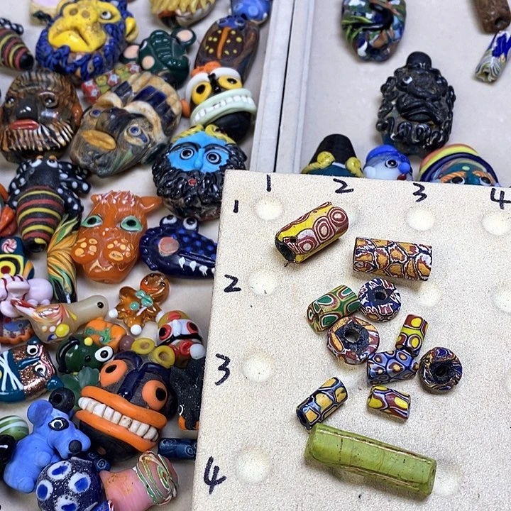 琉璃颈饰poko珠子专拍