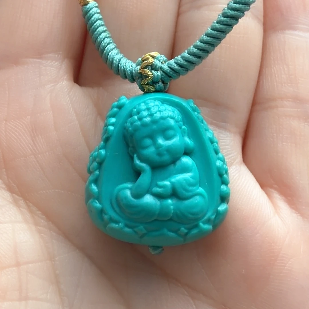 绿松石未镶嵌颈饰