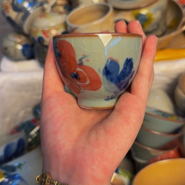 瓷片景德镇陶瓷手工手绘