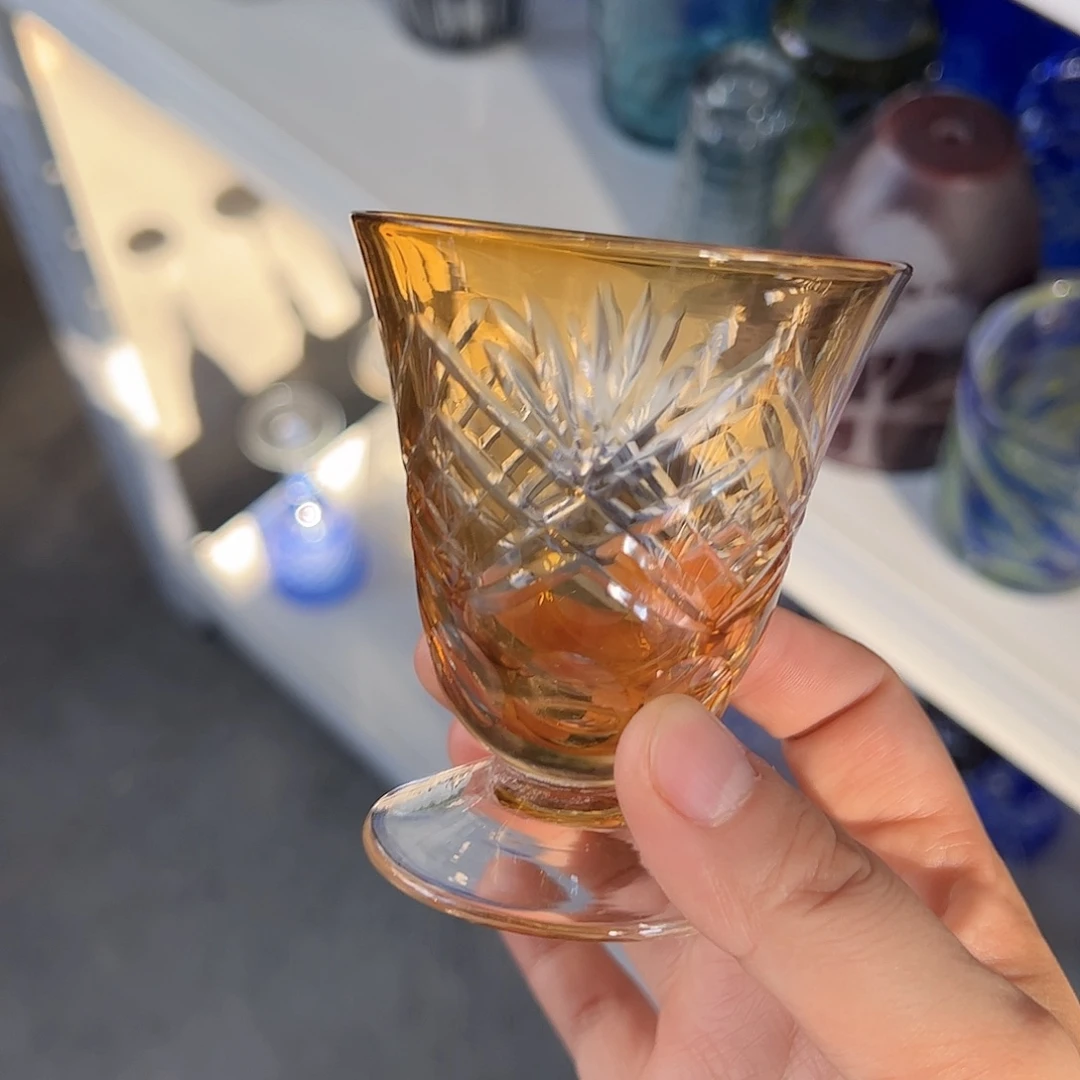 手柄款水晶玻璃如图一个